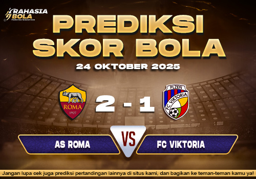 Prediksi Skor Bola Roma vs Viktoria Plzen 24 Oktober 2025