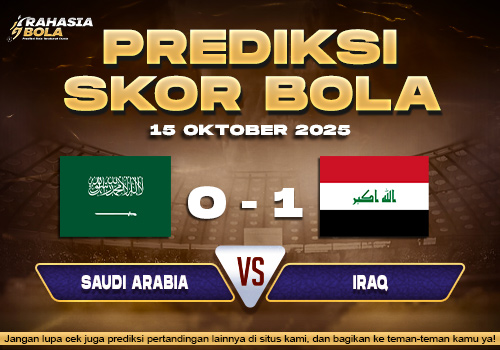 Prediksi Skor Bola Saudi Arabia vs Iraq 15 Oktober 2025