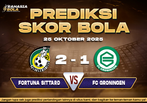 Prediksi Skor Bola Sittard vs Groningen 25 Oktober 2025