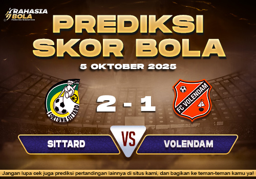 Prediksi Skor Bola Sittard vs Volendam 05 Oktober 2025