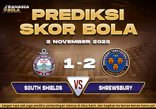 Prediksi Skor Bola South Shields vs Shrewsbury 2 November 2025