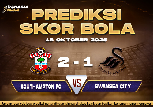 Prediksi Skor Bola Southampton vs Swansea 18 Oktober 2025