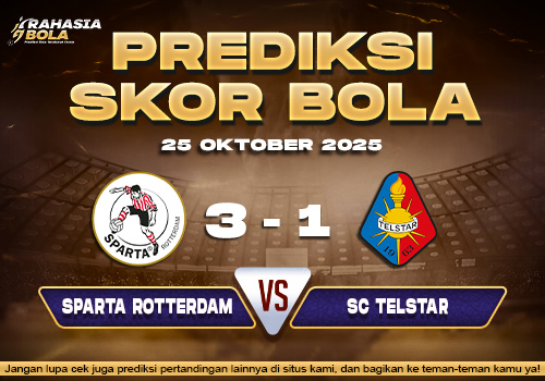 Prediksi Skor Bola Sparta vs Telstar 25 Oktober 2025