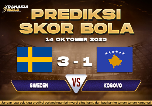 Prediksi Skor Bola Sweden vs Kosovo 14 Oktober 2025