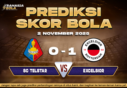 Prediksi Skor Bola Telstar vs Excelsior 2 November 2025