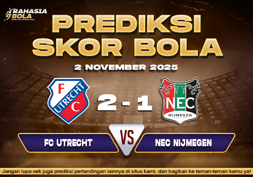 Prediksi Skor Bola Utrecht vs NEC 2 November 2025