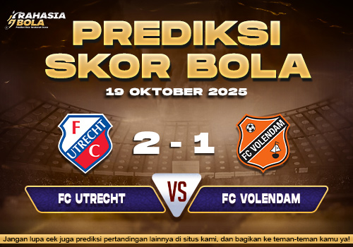 Prediksi Skor Bola Utrecht vs Volendam 19 Oktober 2025