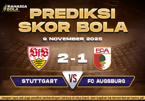 Perdiksi Skor Bola VfB vs Augsburg 9 November 2025
