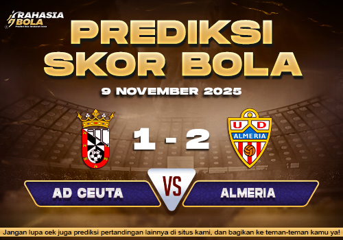 Prediksi Skor Bola AD Ceuta vs Almeria 9 November 2025