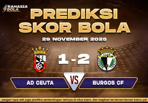Prediksi Skor Bola AD Ceuta vs Burgos 29 November 2025