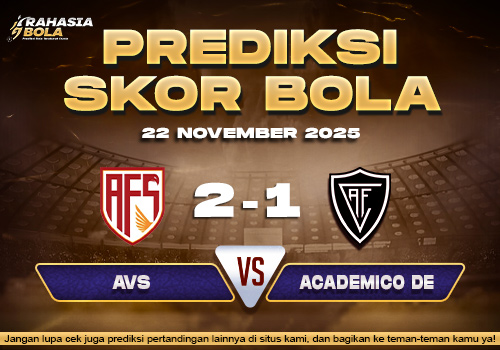 Prediksi Skor Bola AVS vs Academico de Viseu 22 November 2025