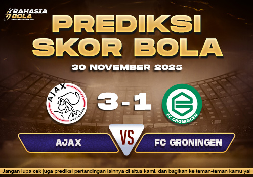 Prediksi Skor Bola Ajax vs Groningen 30 November 2025