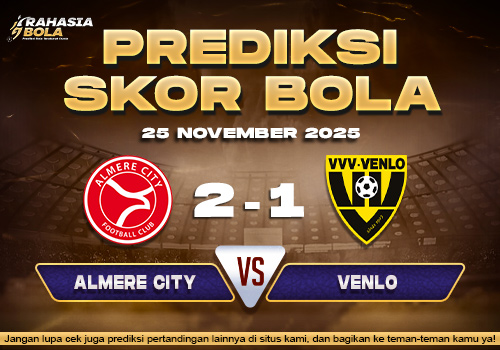 Prediksi Skor Bola Almere City vs Venlo 25 November 2025