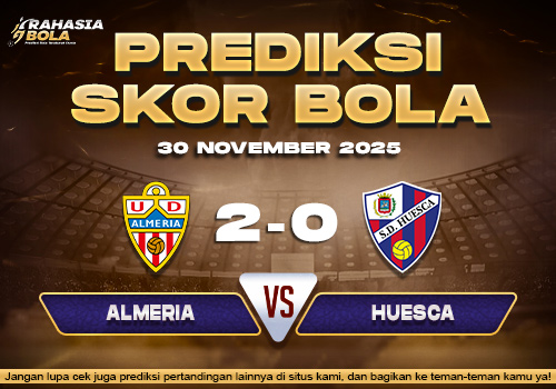 Prediksi Skor Bola Almeria vs Huesca 30 November 2025
