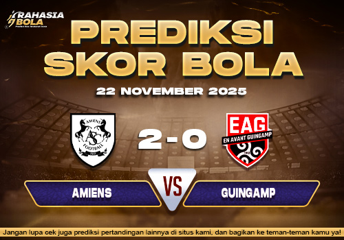 Prediksi Skor Bola Amiens vs Guingamp 22 November 2025
