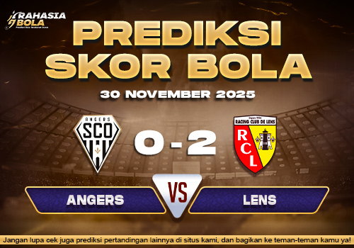 Prediksi Skor Bola Angers vs Lens 30 November 2025