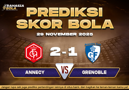 Prediksi Skor Bola Annecy vs Grenoble 29 November 2025