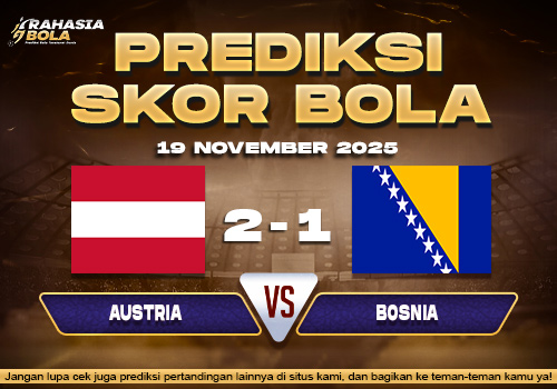 Prediksi Skor Bola Austria vs Bosnia 19 November 2025