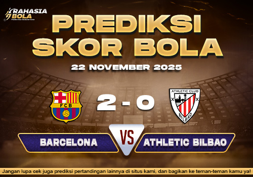 Prediksi Skor Bola Barcelona vs Bilbao 22 November 2025