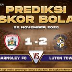 Prediksi Skor Bola Barnsley vs Luton 22 November 2025