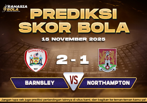 Prediksi Skor Bola Barnsley vs Northampton 15 November 2025
