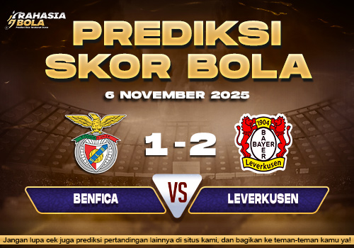 Prediksi Skor Bola Benfica vs Leverkusen 6 November 2025
