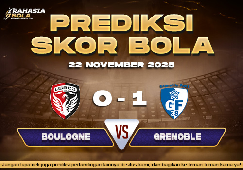 Prediksi Skor Bola Boulogne vs Grenoble 22 November 2025