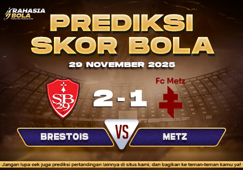 Prediksi Skor Bola Brest vs Metz 29 November 2025