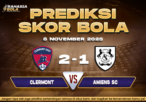 Prediksi Skor Bola Clermont vs Amiens 8 November 2025