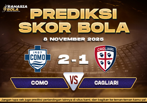 Prediksi Skor Bola Como vs Cagliari 8 November 2025
