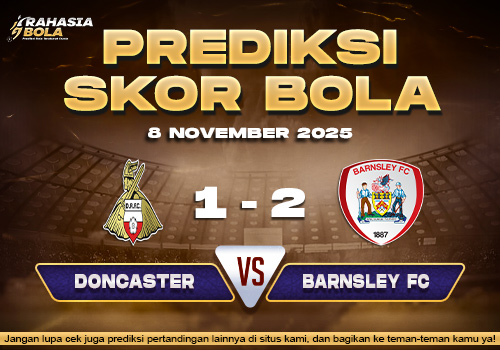 Prediksi Skor Bola Doncaster vs Barnsley 8 November 2025