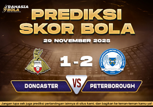 Prediksi Skor Bola Doncaster vs Peterborough 29 November 2025