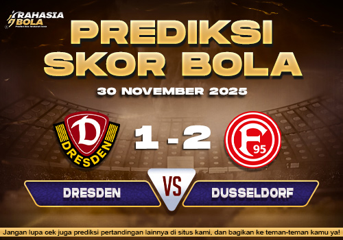 Prediksi Skor Bola Dresden vs Dusseldorf 30 November 2025