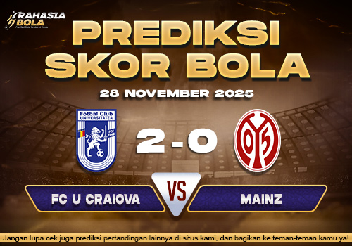 Prediksi Skor Bola FC U Craiova vs Mainz 28 November 2025