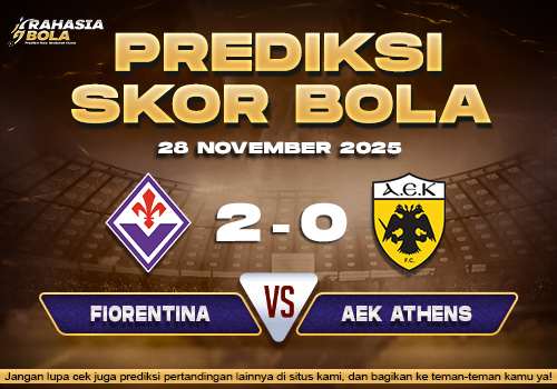 Prediksi Skor Bola Fiorentina vs AEK Athens 28 November 2025