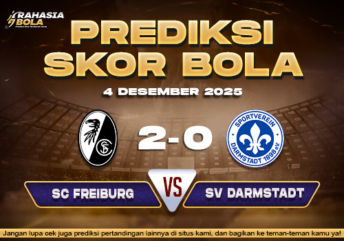 Prediksi Skor Bola Freiburg vs Darmstadt 4 Desember 2025