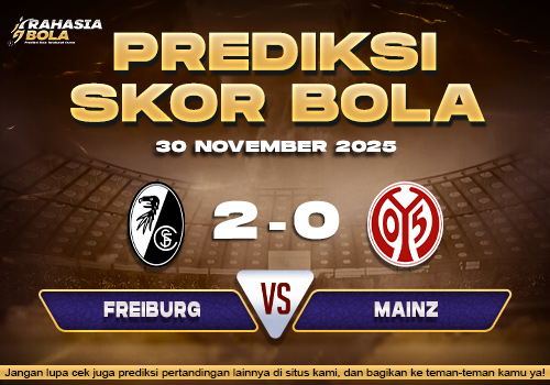 Prediksi Skor Bola Freiburg vs Mainz 30 November 2025