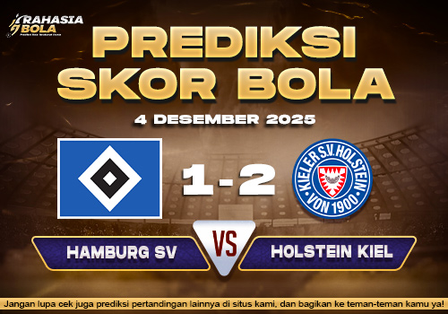 Prediksi Skor Bola Hamburg SV vs Holstein Kiel 4 Desember 2025