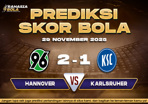Prediksi Skor Bola Hannover vs Karlsruher 29 November 2025