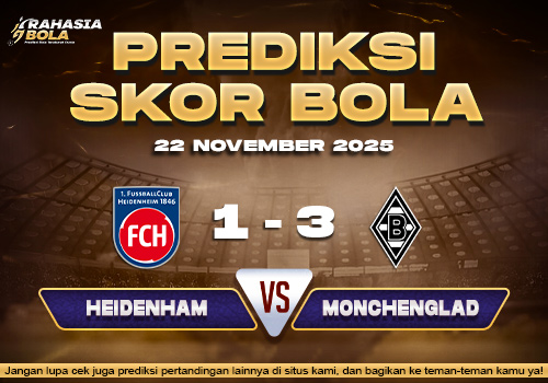 Prediksi Skor Bola Heidenham vs Monchenglad 22 November 2025