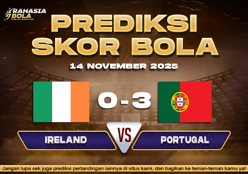 Prediksi Skor Bola Ireland vs Portugal 14 November 2025