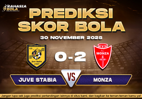 Prediksi Skor Bola Juve Stabia vs Monza 30 November 2025