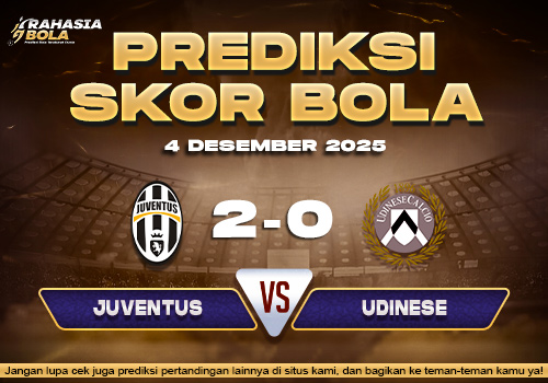 Prediksi Skor Bola Juventus vs Udinese 4 Desember 2025
