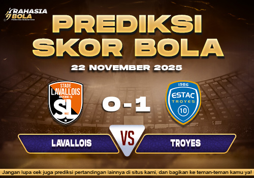 Prediksi Skor Bola Lavallois vs Troyes 22 November 2025