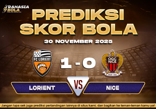 Prediksi Skor Bola Lorient vs Nice 30 November 2025