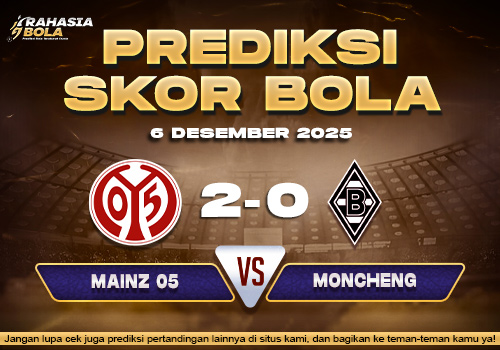 Prediksi Skor Bola Mainz vs Monchengladbach 6 Desember 2025