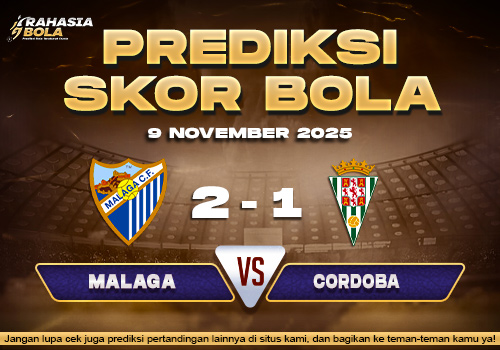 Prediksi Skor Bola Malaga vs Cordoba 9 November 2025