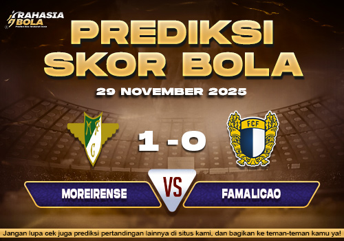 Prediksi Skor Bola Moreirense vs Famalicao 29 November 2025