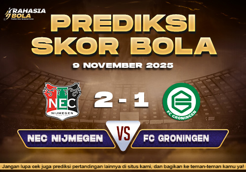 Prediksi Skor Bola NEC vs Groningen 9 November 2025