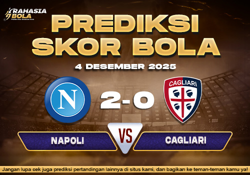 Prediksi Skor Bola Napoli vs Cagliari 4 Desember 2025